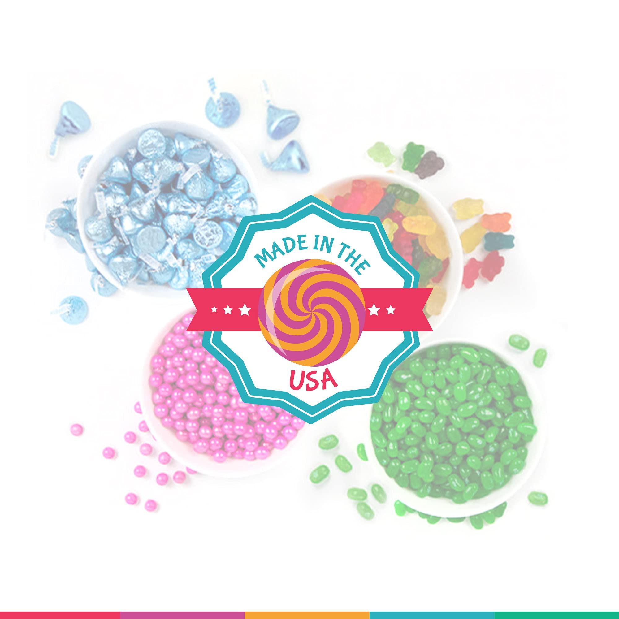 Just Candy Light Blue Candy Favorites Value Size Candy Buffet - Feeds 8-15 People - 4 Candy Types (775 Pcs)