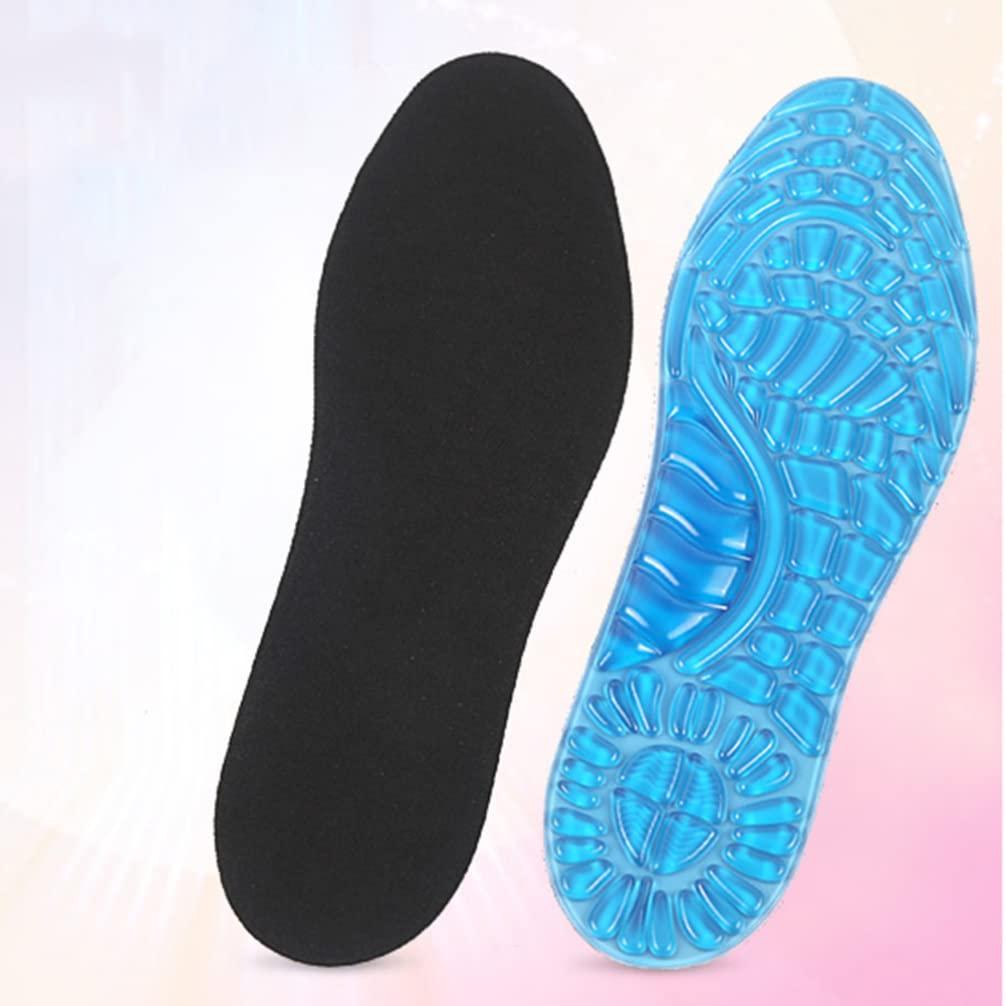 EXCEART EXCEART Gel Shoe Inserts Gel Insoles Foot Arch Support Flat Foot Insoles Shoe Mat Shoe Pad Insole Pad Man and Women Insoles Routine Insoles Shoe Insole Sports Insole Absorb Sweat Particles