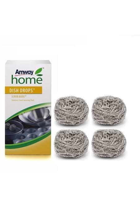 Amway Home Clean Scrub Buds Pads, Stainless Steel Scouring Pads 4 Pieces Sold By Go Greens