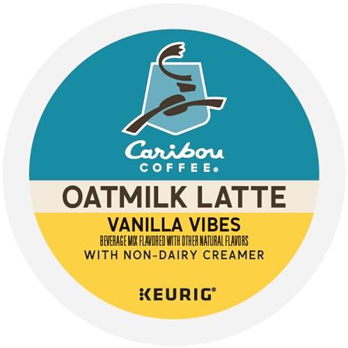 Caribou Coffee Caribou Coffee Vanilla Vibes Oatmilk Latte, One Step Latte Single Serve Keurig K-Cup Pods, 20-Count Box