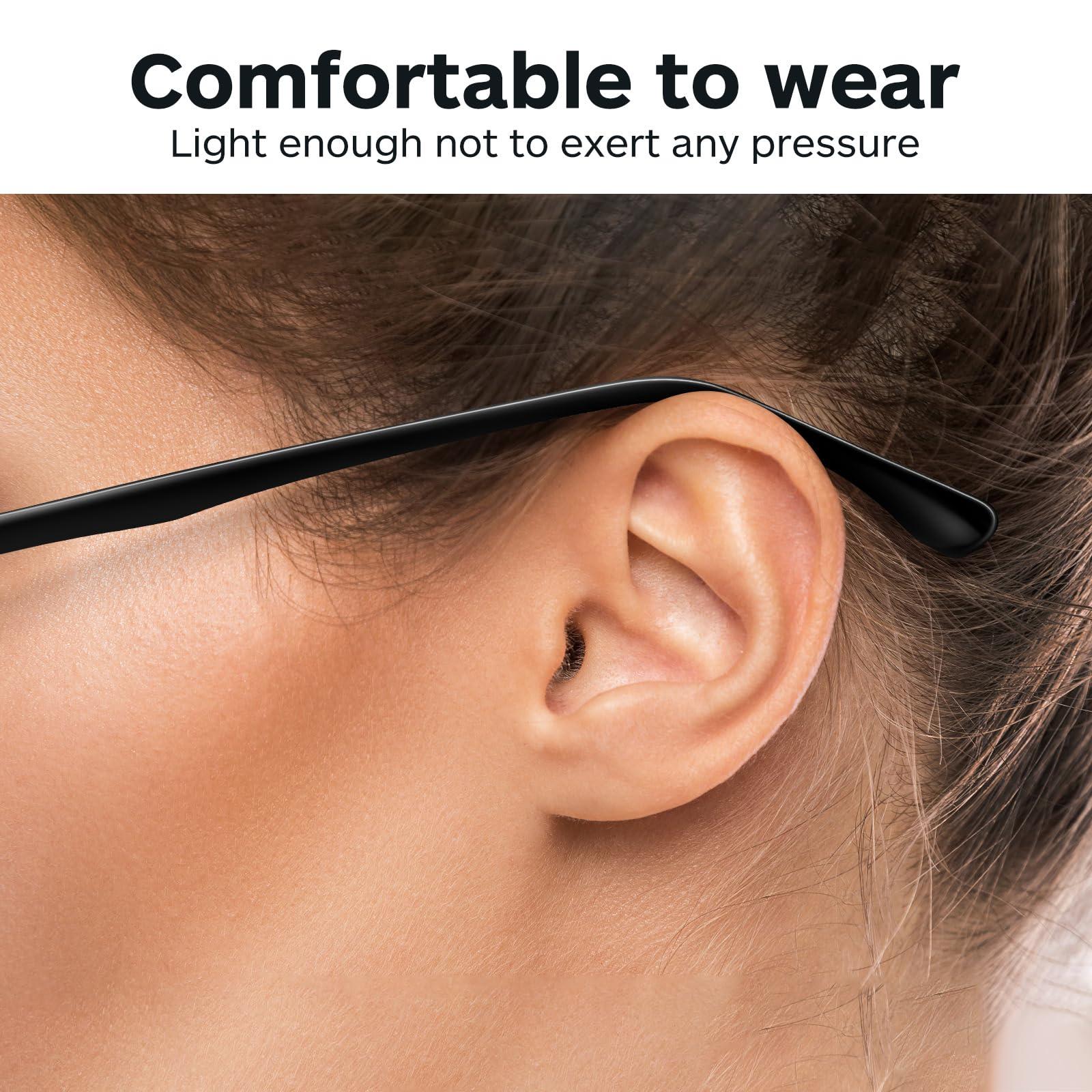 Healeved Healeved 1 Pair Eyeglass Temple Replacement Metal Glasses Replacement Temple Glasses Arm Replacement Eyeglasses Arms Legs Replacement Glasses Repair Kit