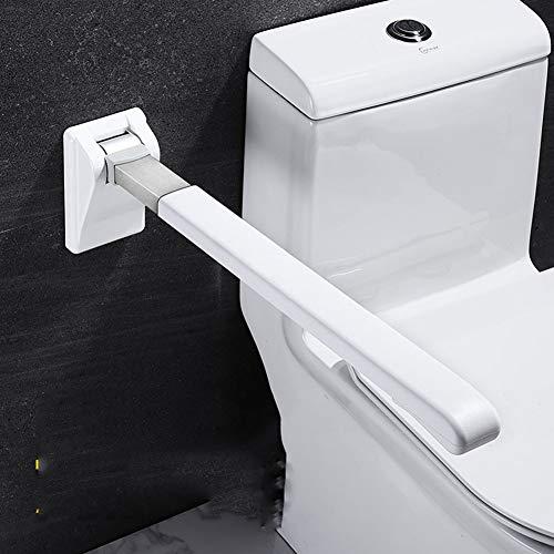 GeRRiT Flip-Up Bathroom Grab Bar Bathroom Grab Bar, Toilet Grab Bar Handle Safety Rail Wall Grab Bar Balance Assist Grip Bathroom Handles for Elderly