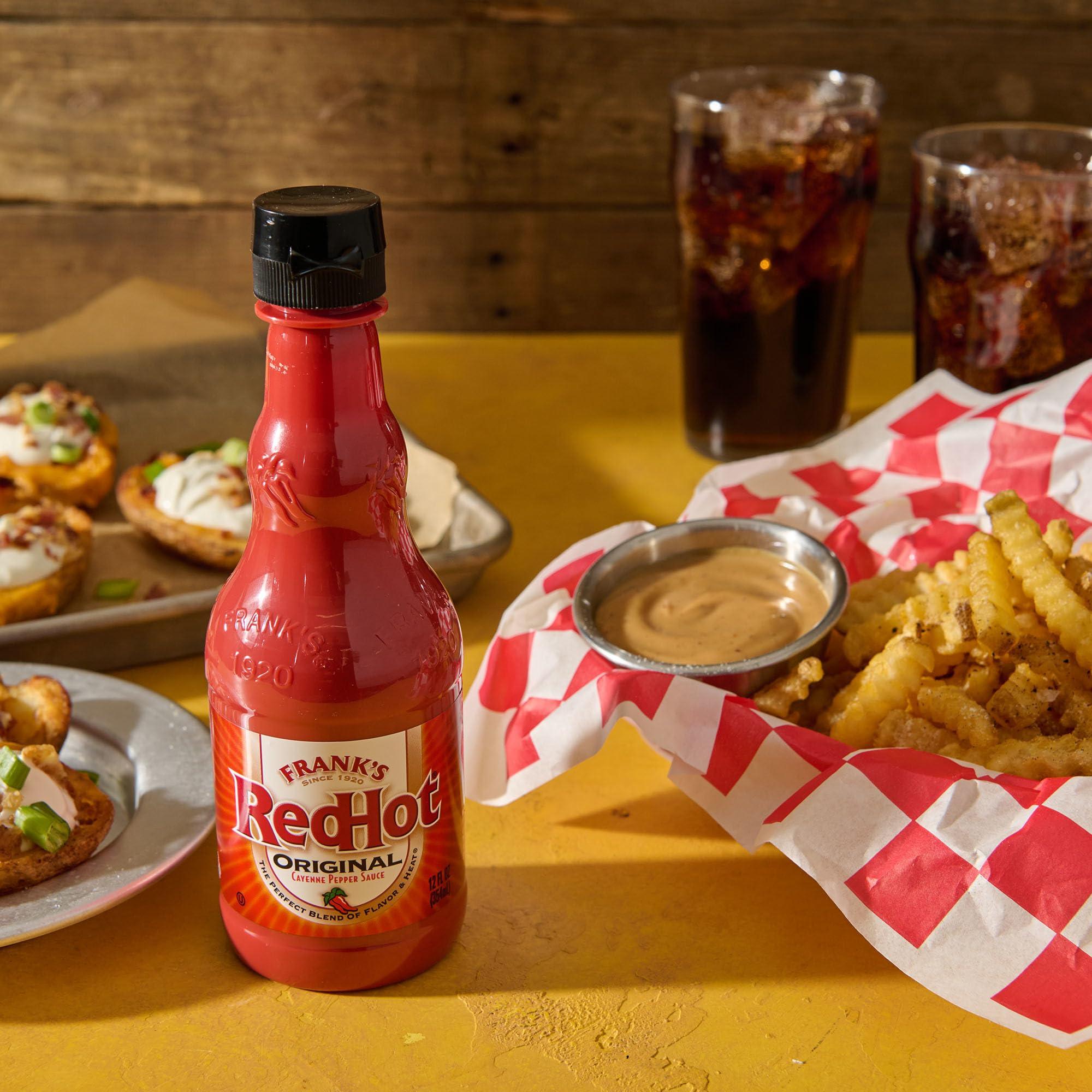 Frank\'s RedHot Frank\'s RedHot Original Cayenne Pepper Hot Sauce, 12 fl oz (Pack of 12)