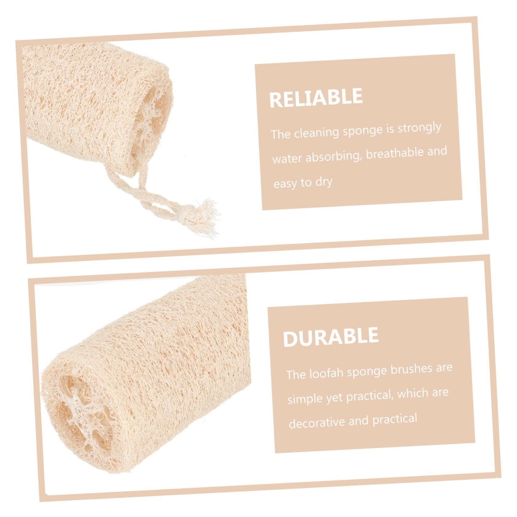 Levemolo Levemolo 8 Pcs Loofah Dishcloth Kitchen Cleaning Sponge Exfoliating Body Scrubber Skin Scrubber Loofah Dish Scrubber Cup Bath Loofahs Kitchen Supplies Natural Multi-Purpose Brush