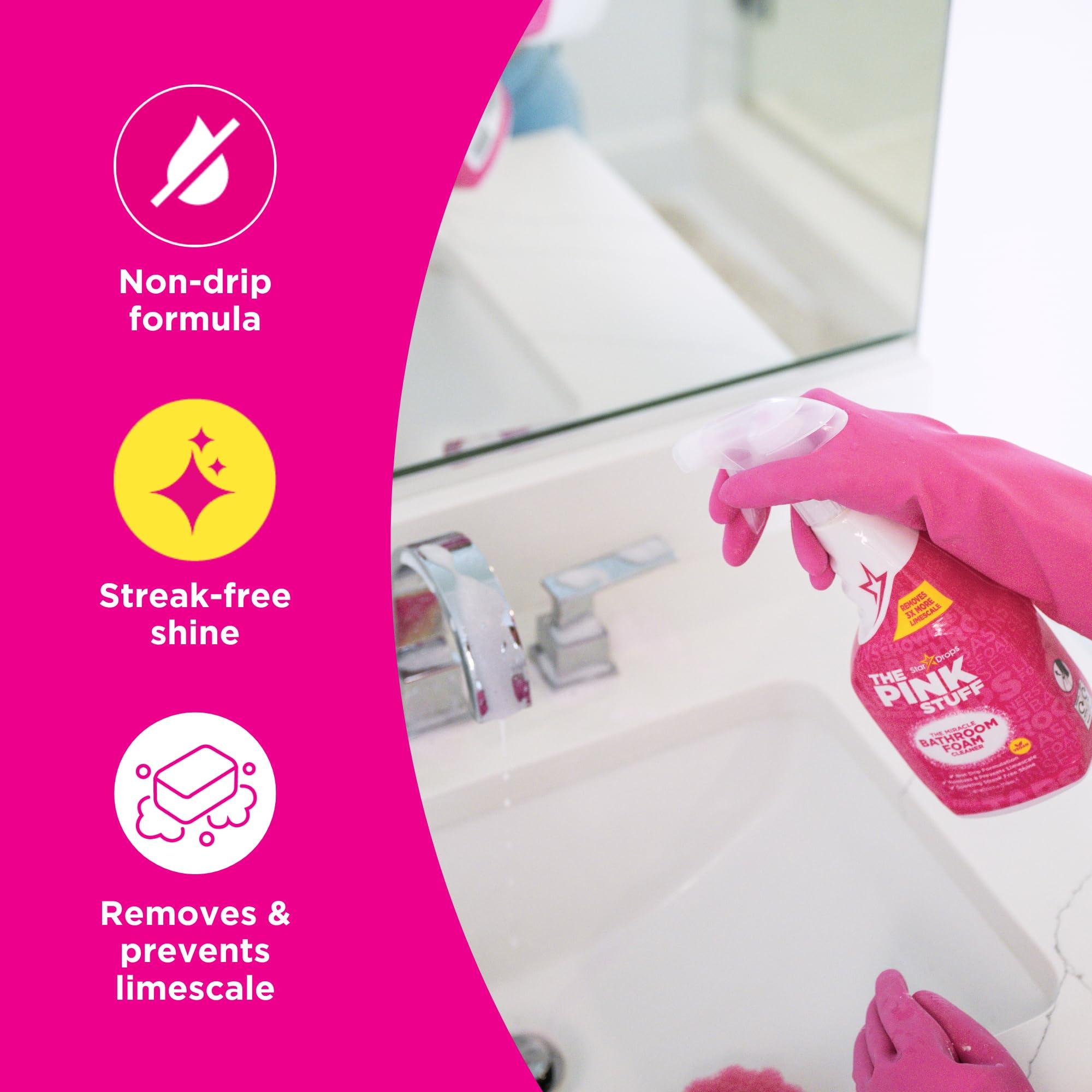 Stardrops Stardrops The Pink Stuff Ultimate Cleaning Pack Miracle Cleaning Paste, Multi-Purpose Spray & Bathroom Foam Cuts Grease, Removes Stains, Cleans Kitchens, Bathrooms, and More