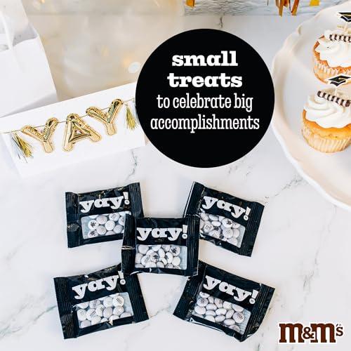 M&M'S M&MS Graduation-Themed M&M\'S Individual Packs with YAY! Congrats Icons, For Graduation Party Favors, Decorations, Congratulations Decorations, and More (30 Pack)