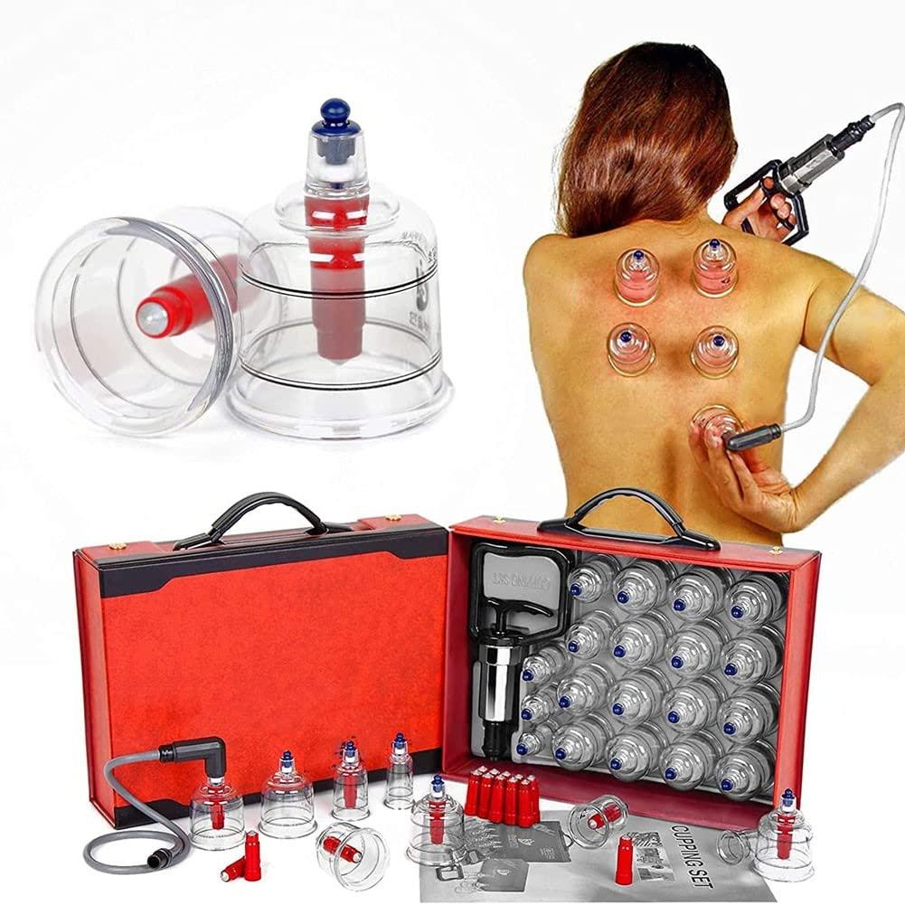 ZHANGZONG ZHANGZONG Cupping Therapy Set Cupping kit Cupping Set Equipment Physio air Chinese Chinese Acupuncture Cupping/Physical Therapy Massage Cups, Eye and Face Vacuum Massage Cup Kit, Cupping Therapy