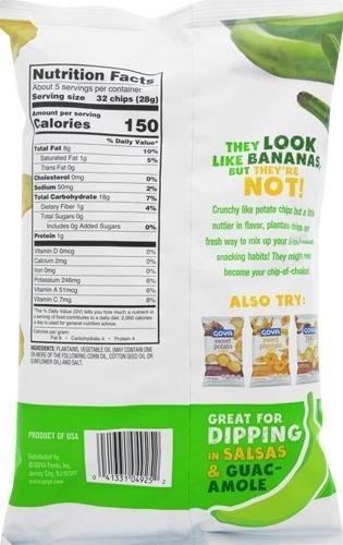 Goya Goya Foods Plantain Chips, Original, 5 Ounce (Pack of 12)