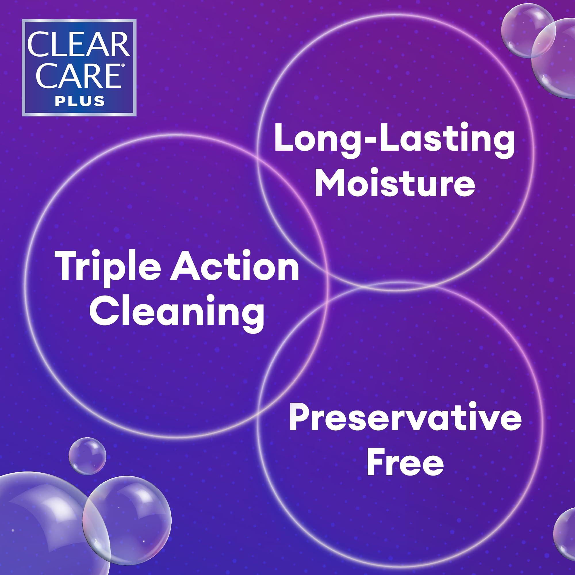 Clear Care Clear Care Plus Cleaning Solution Travel Pack, No Flavor, 3 Fl Oz