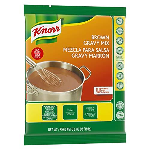 Knorr Knorr Professional Brown Gravy Mix Vegan, Gluten Free, No Artificial Flavors or Preservatives, No added MSG, Dairy Free,Colors from Natural Sources, 6.83 oz, Pack of 6