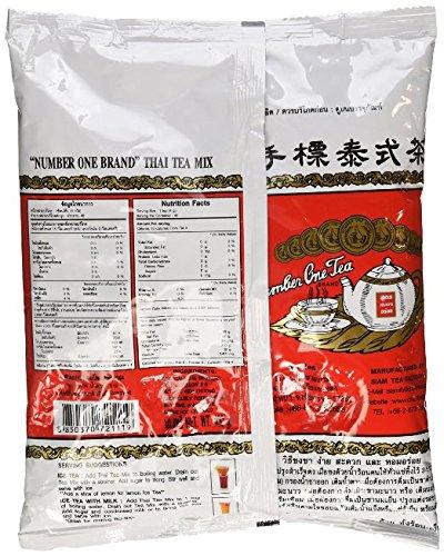 NUMBER ONE BAND 1 X The Original Thai Iced Tea Mix ~ Number One Brand Imported From Thailand! 400g Bag Great for Restaurants That Want to Serve Authentic and Thai Iced Teas.