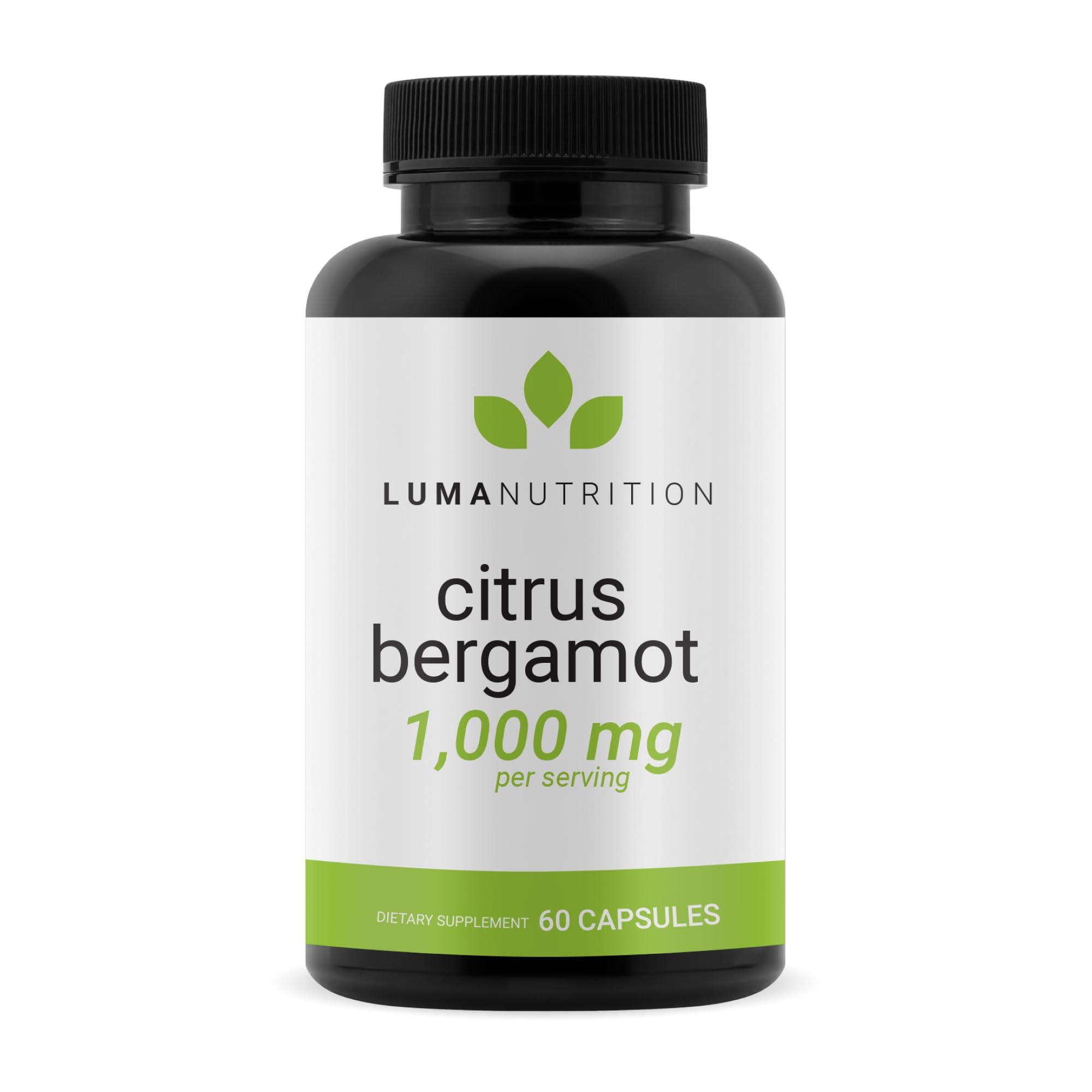 Luma Nutrition Luma Nutrition Citrus Bergamot 1000mg - Citrus Bergamot Supplement - Made in The USA - Veteran Owned - 60 Capsules
