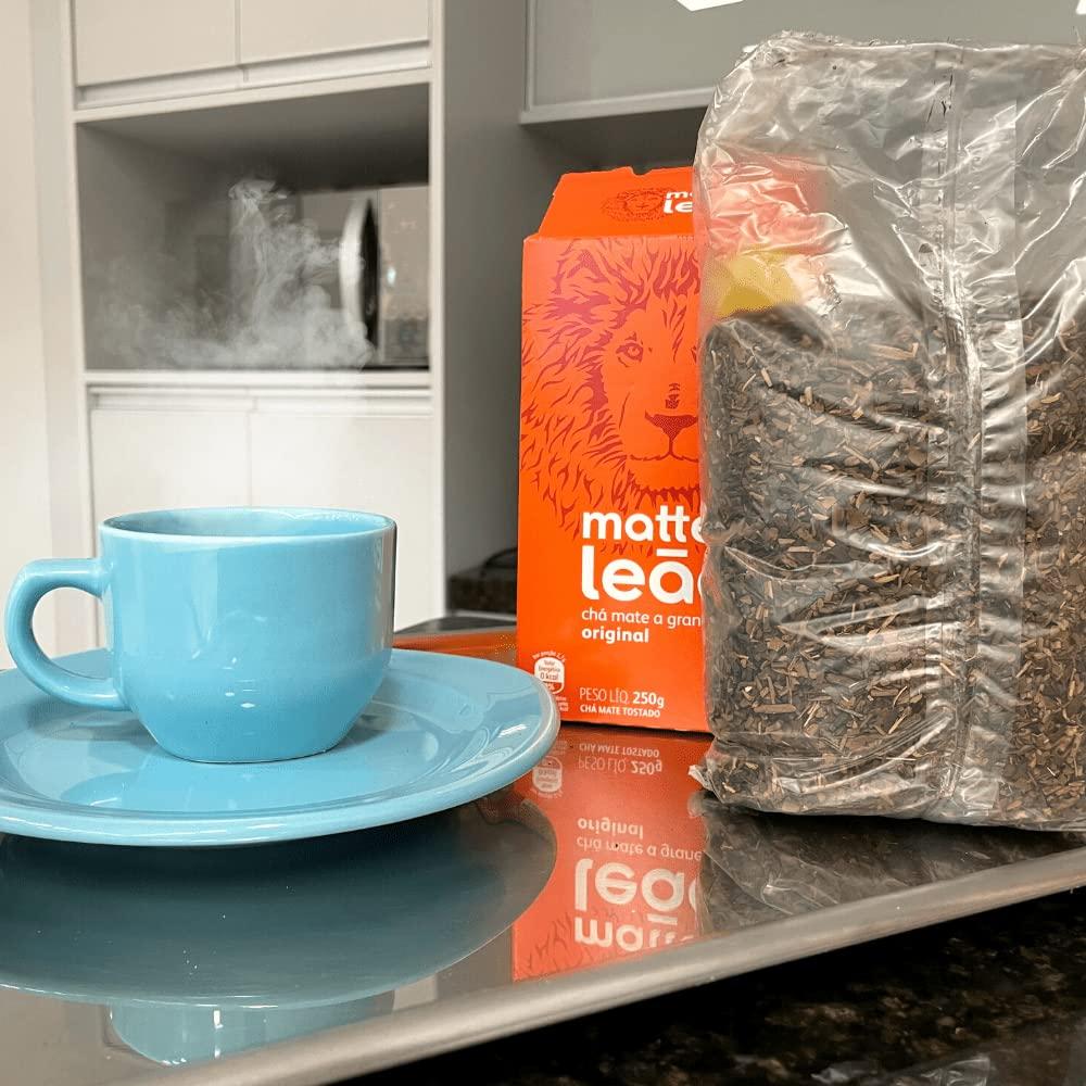 LEAO Matte Leão Tea 8.8oz | Chá Mate Natural 250g (Pack of 01)