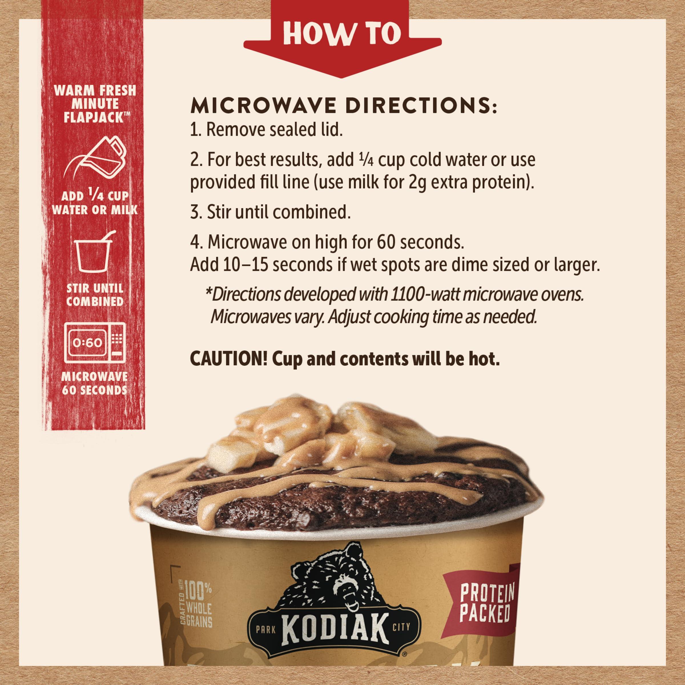 Kodiak Cakes Kodiak Cakes Pancake On the Go, Chocolate Peanut Butter, 2.5 Ounce (Pack of 12)