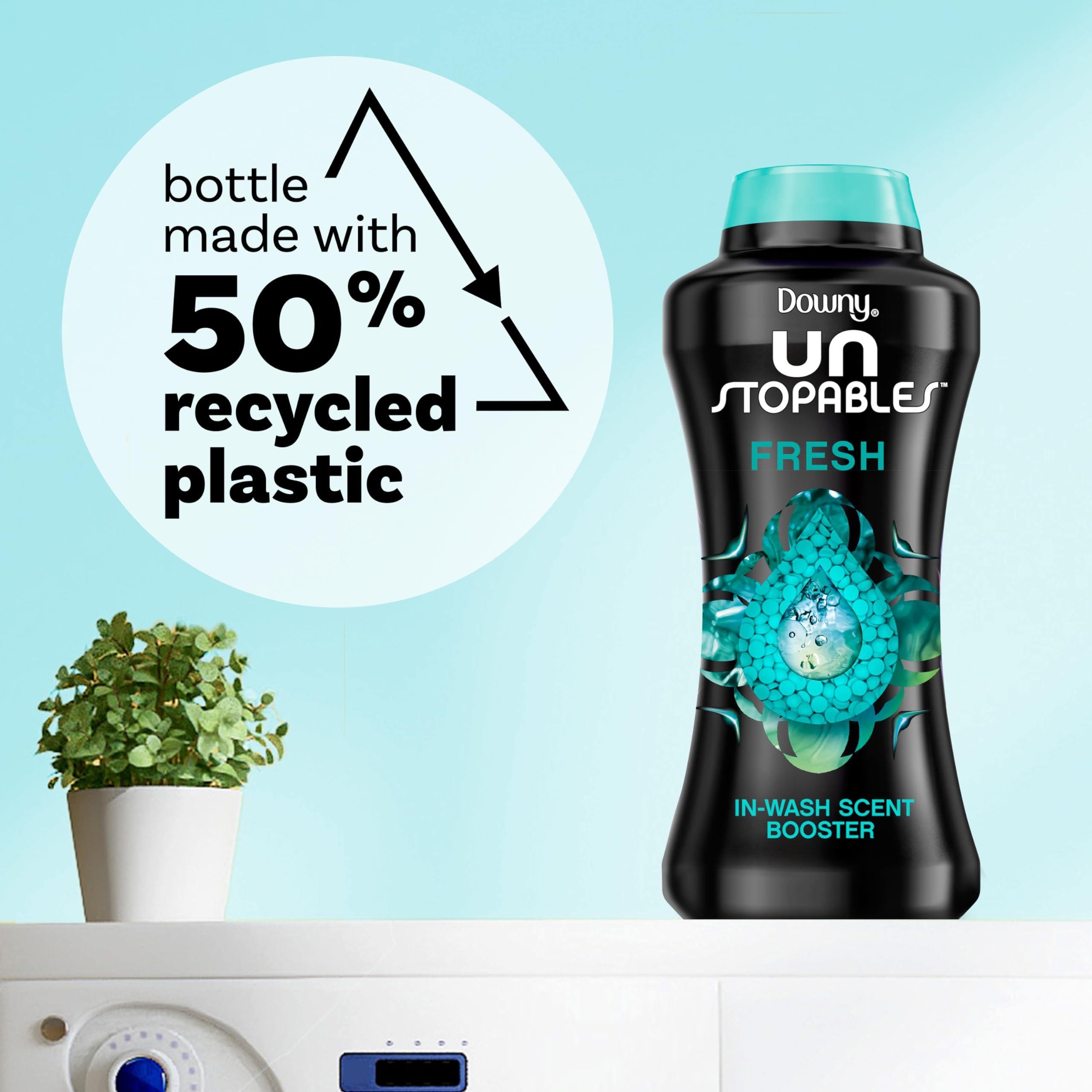 Downy Downy Unstopables In-Wash Scent Booster Beads, FRESH, 18.2 oz