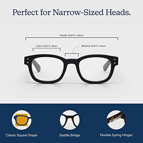 eyebobs eyebobs Biff Premium Readers for Women and Men | Round Eye Glasses | Olive Green Front and Temples | 1.25