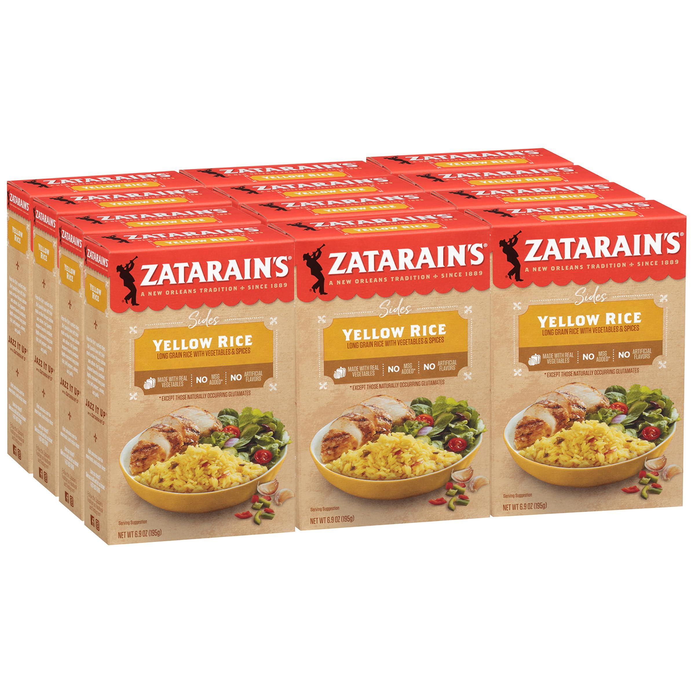Zatarain's Zatarain's Yellow Rice, 6.9 oz (Pack of 12)
