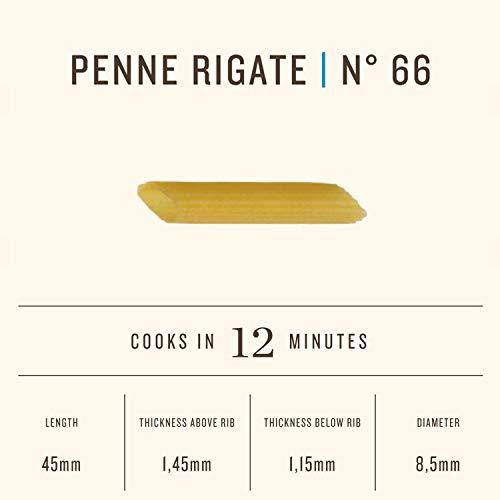 Rummo Rummo Gluten Free Penne Rigate N.66 - Gluten Free Pasta, Made with Corn & Rice, Penne Pasta Noodles, Pasta from Italy - 12 Ounce (Pack of 1)