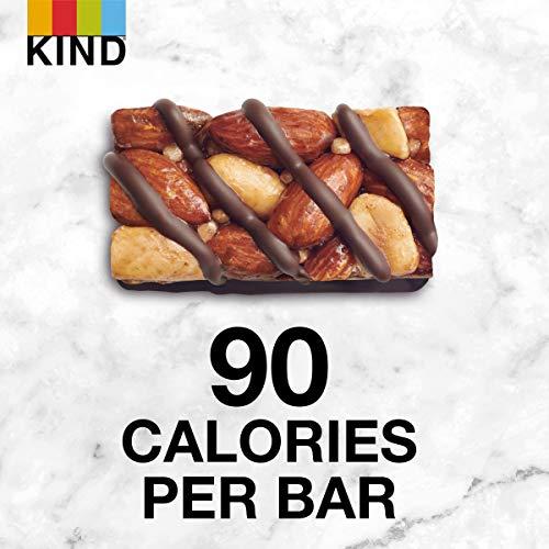 KIND KIND Minis, Dark Chocolate Nuts & Sea Salt, Healthy Snacks, Gluten Free, Low Calorie Snacks, Low Sugar, 10 Count