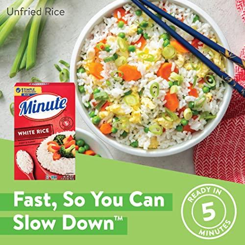 Minute Minute White Rice, Instant White Rice for Quick Dinner Meals, 28-Ounce Box