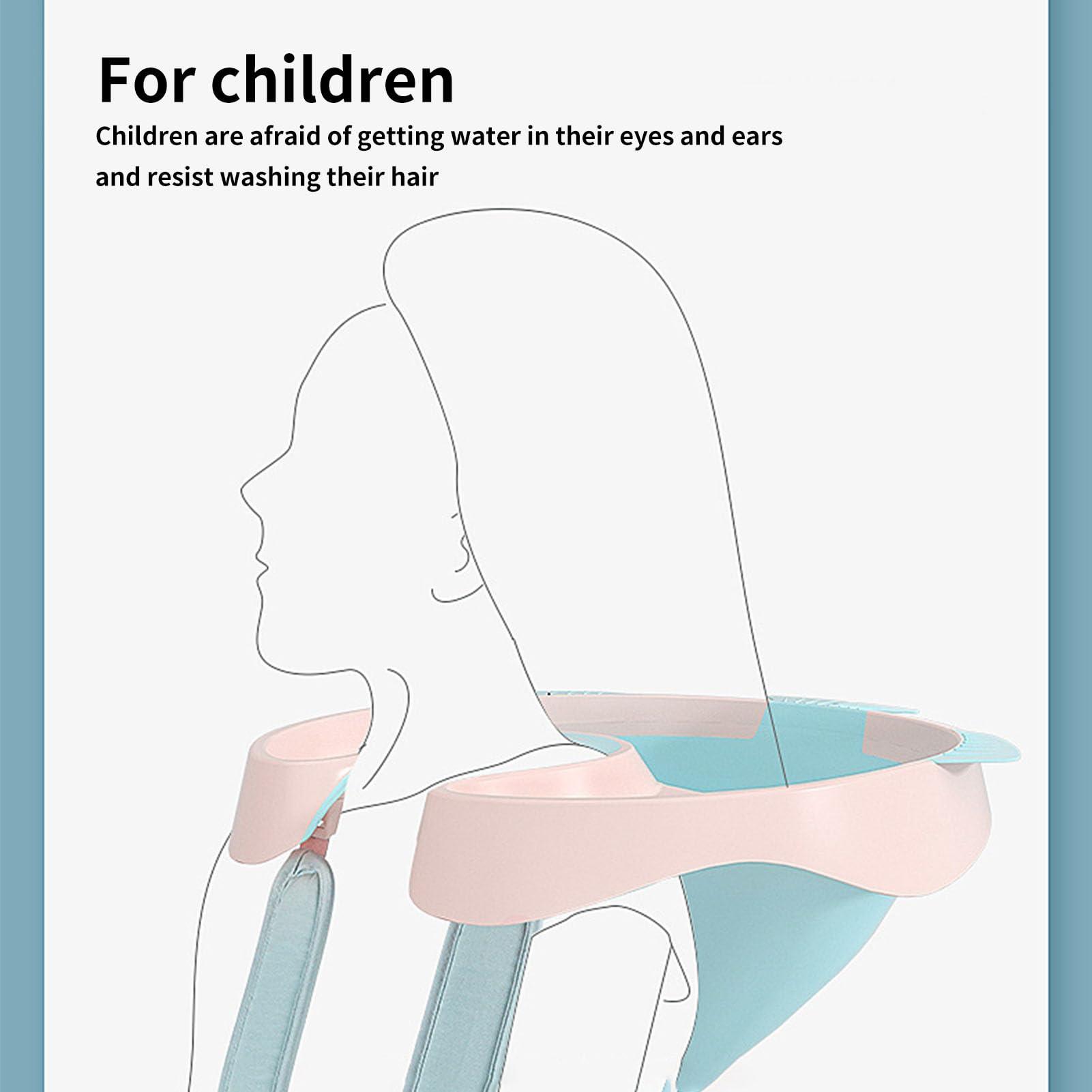 Pyhodi Portable Inflatable Shampoo Basin, Hair Washing Sink for Elderly, Pregnant Women, Bedridden, with Drainage Pipe, Adjustable Strap, Lightweight Bowl for Elderly, and Children