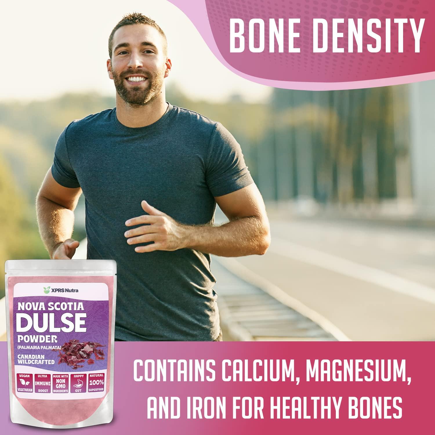 XPRS Nutra XPRS Nutra Dulse Powder (Palmaria Palmata) - Canadian Wildcrafted Nova Scotia Dulse Powder for Thyroid and Bones - Vegan Friendly Atlantic Dulse Powder (4 Ounce)