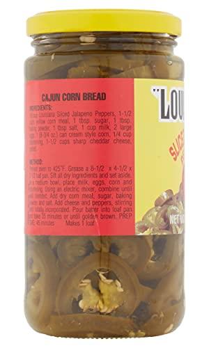 \"LOUISIANA\" Brand Louisiana Brand Sliced Jalapeno Peppers, 12 Ounce Glass Jar (Pack of 1)