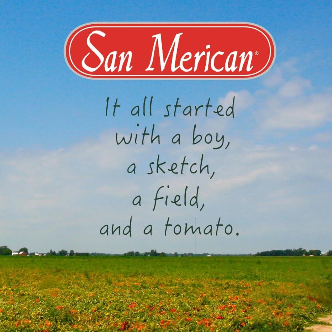 SMT SAN MERICAN TOMATO SMT San Merican Diced Tomatoes, 28 oz (Pack of 6)