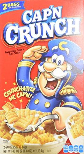 Cap'n Crunch Cap'N Crunch Sweetened Corn and Oat Cereal, 40 Ounce