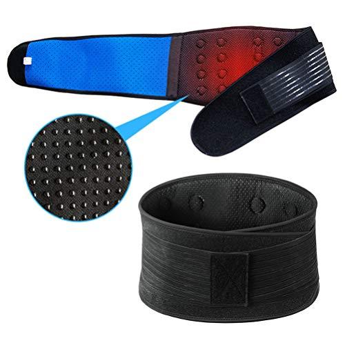 Milisten Milisten 1PC Magnetic Lumbar Support Lumbar Brace Strap Lower Back Support Belt Back Waist Belt Tourmaline Waist Belt Tourmaline Lumbar Brace Magnetic Back Brace Breathable backrest Work