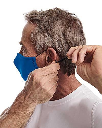 Tommie Copper Tommie Copper Community Wear Face Masks I Double Lined, Copper Infused, Ear Straps & Nose Wire, Face Covering (Pack of 2)