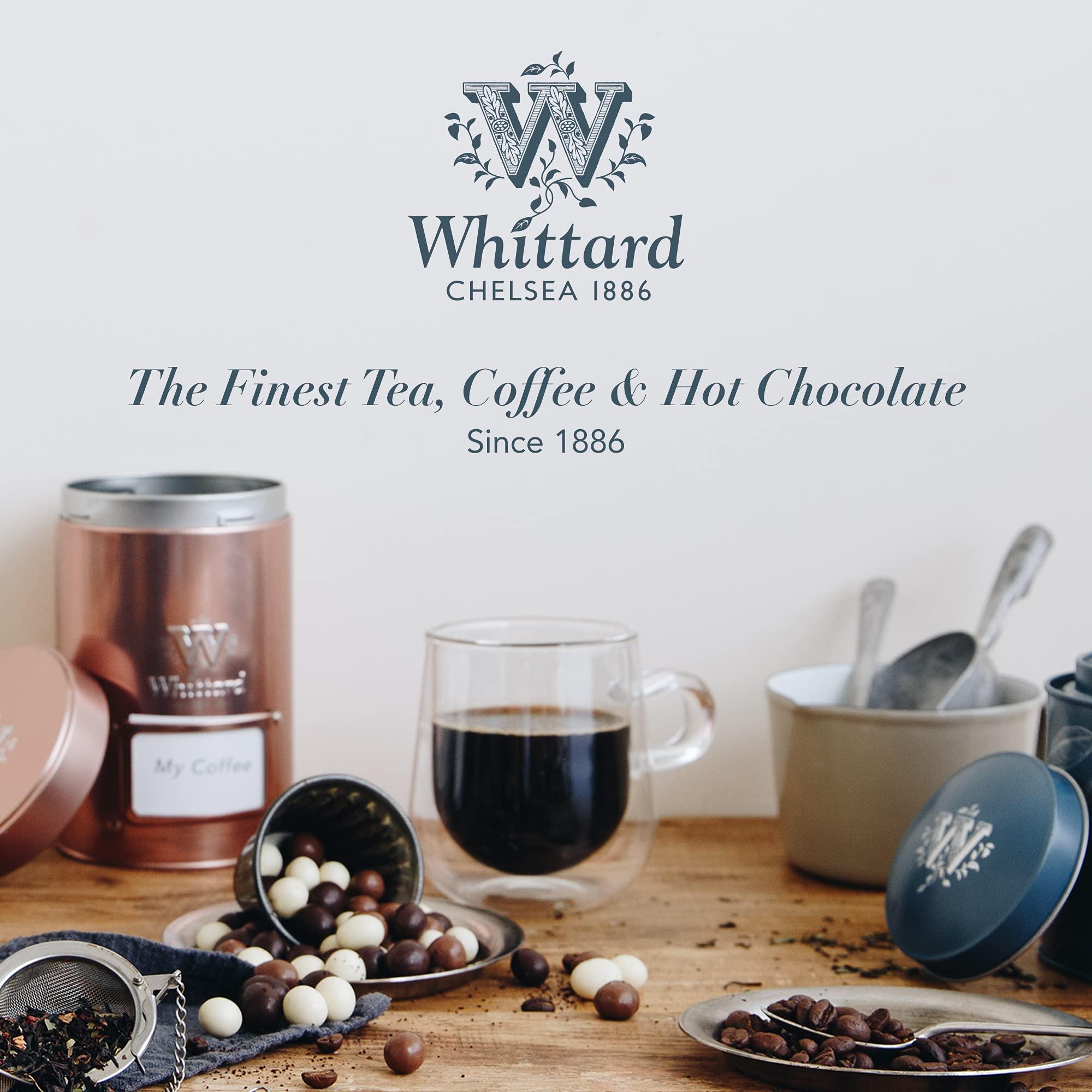 Whittard Whittard of Chelsea - The Tea Discovery Collection - Gift Box Includes 5 Black Teas 2 Green Tea & 1 Oolong Tea (8 Tea Boxes, 160 Teabags, 1 Set)