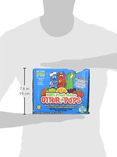 Otter Pops Otter Pops Freezer Ice Bars, 100% Fruit Juice Ice Pops, Original Flavors (80ct 2oz) (Pack of 2)
