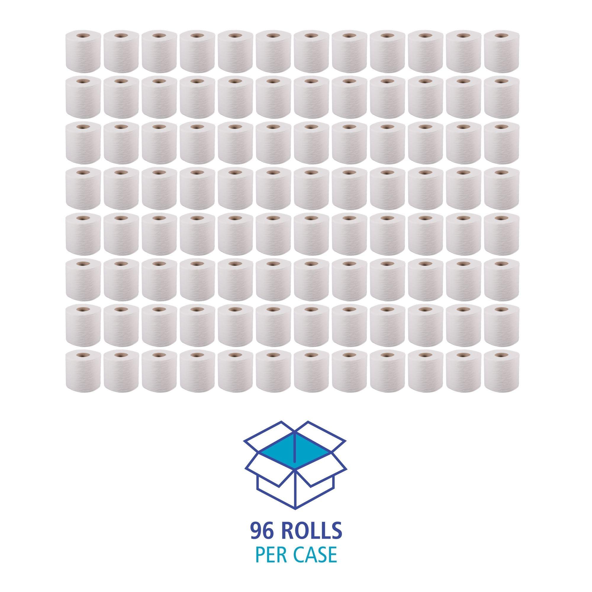 Boardwalk Boardwalk B6170 1-Ply Septic Safe Toilet Tissue - White (96/Carton)