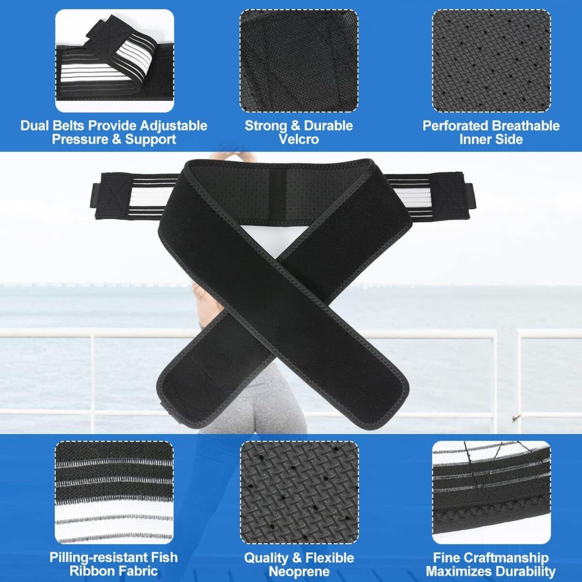 PEIIK Sciatica Pain Relief Back Brace for Lower Back Pain | SI Belt Sacroiliac Hip Back Support Belt for Women and Men | Sciatic, Pelvic, Lower Back, Leg and Sacral Nerve Pain Relief Device (Regular)