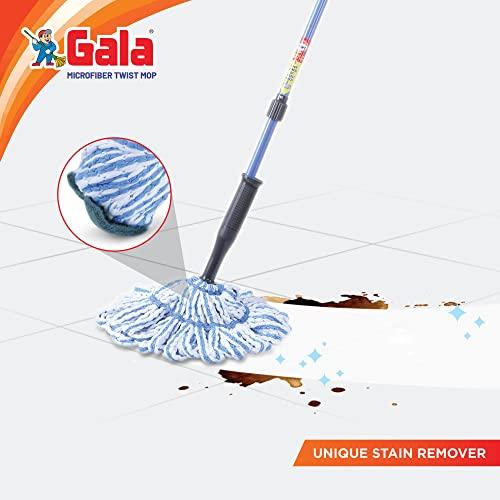 GALA Gala Microfiber Twist Mop (Blue And White)