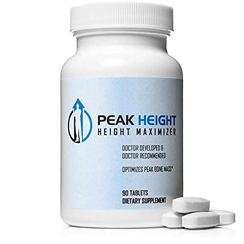 Peak Height 1 Grow Taller Height Pill Supplement-Peak Height 6 Month Supply-Height Supplement-Doctor Recommended, 90 tablets( pack of 6)