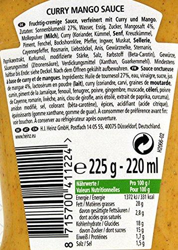 Heinz Heinz Curry Mango Sauce, 8.1-Ounce Squeeze Bottle