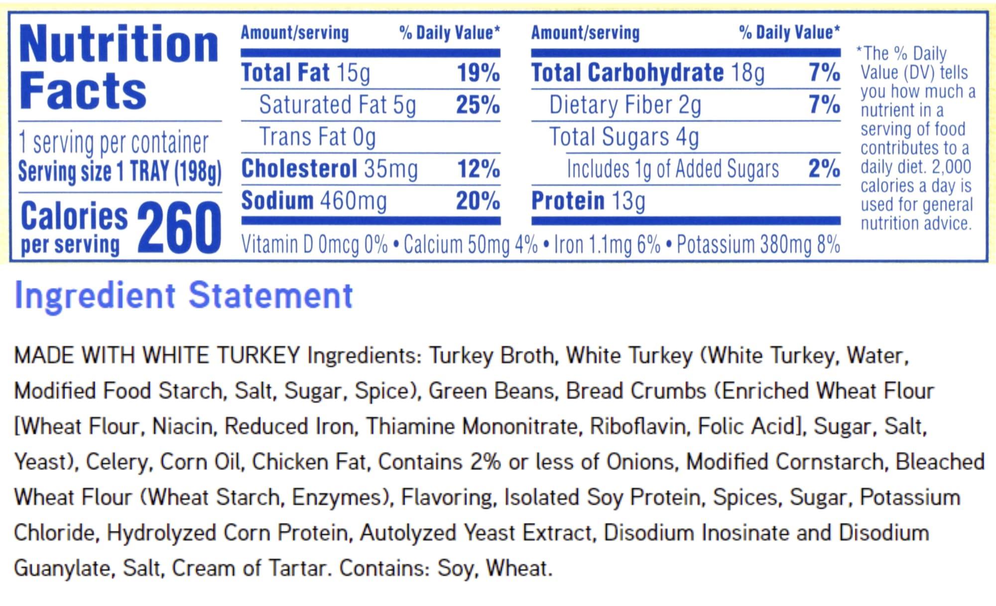 Thick & Easy Purees Hormel Thick and Easy Purees 7 oz. Bowl Turkey with Stuffing, Green Beans (ENGO60749)