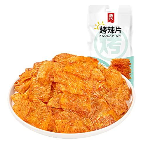 Genji food Genji food Latiao Spicy Strip 5 Bags Net Weight 366g Spicy Bean and Flour Product Combination Gift Pack Chinese Special Snack Food 5366g