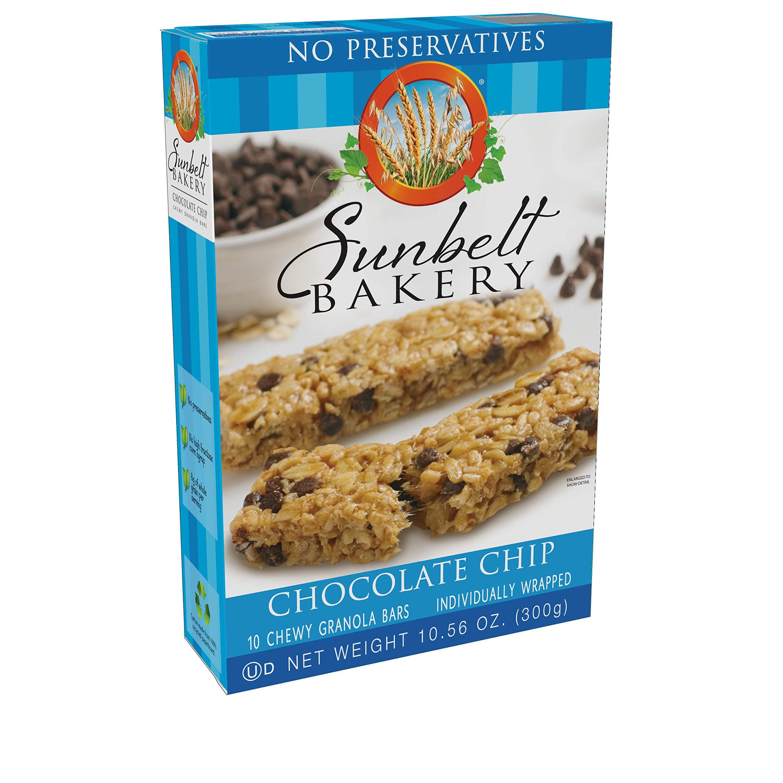 Sunbelt Bakery Sunbelt Bakery Chocolate Chip Chewy Granola Bars, 10 Bars In Each Box, No Preservatives (8)