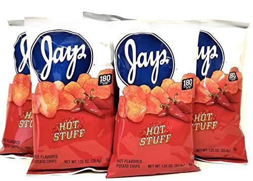 Jay's Jay's Hot Stuff 25 Pack 1.25 oz Hot Flavored Potato Chip Pack