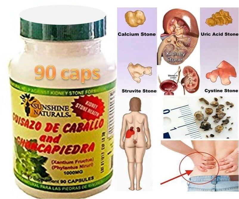 Generic Pure CHANCAPIEDRA Sunshine Guisazo de Caballo and Chanca Piedra 90 Caps +POTENTE