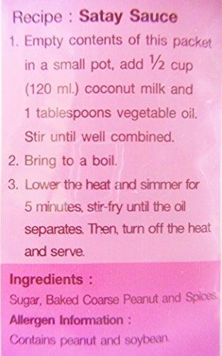 Lobo Lobo Satay Sauce Mix Powder, 50g (Pack of 4)