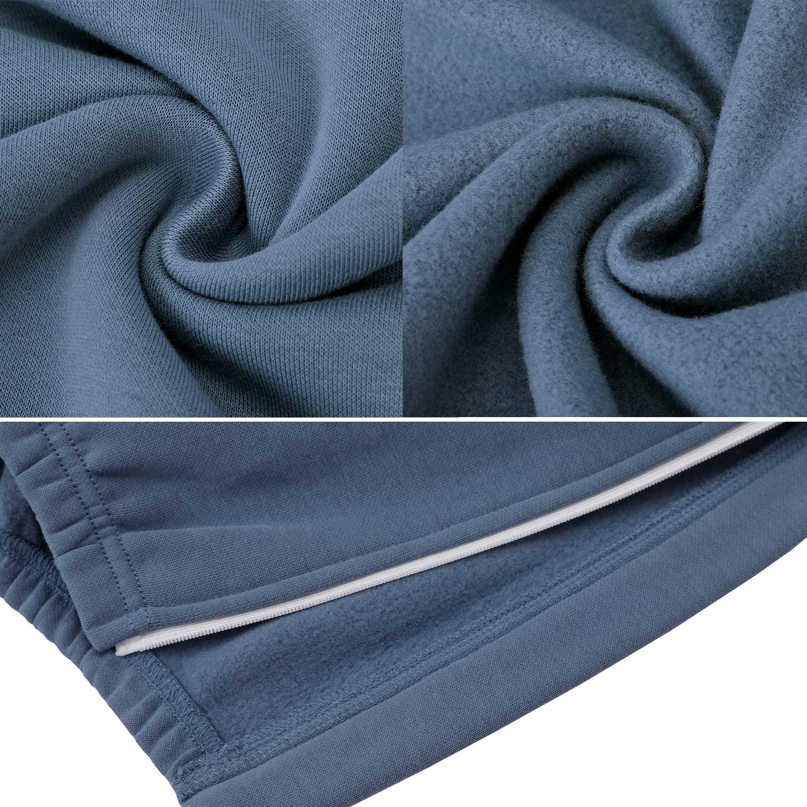 YOSINISO YOSINISO Bedridden Patient Clothing, Fleece Lining Warm Double Slider Zipper Tearaway Disability Clothing for Post Surgery Dialysis Rehab Elderly Wheelchair Fracture Hospital Gowns for Men