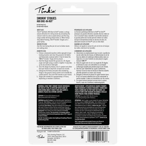 TINK'S TINK'S W6115: Stogie 2 Pack 6" Smokin Sticks Synthetic #69 Rut