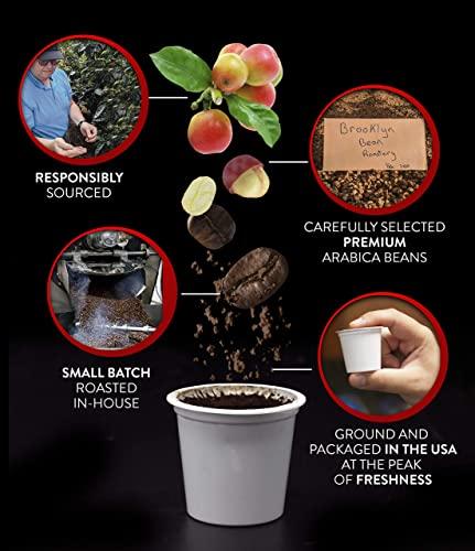 Brooklyn Beans Brooklyn Beans Oh Fudge Gourmet Coffee Pods - Compatible with Keurig K Cup Brewers Including 2.0 Machines, 40 Count, Rich Chocolate Flavored