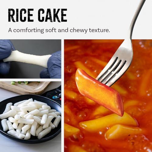 C O\'Food Chung Jung One O\'Food Tteokbokki Variety Pack, Pack of 5, Instant Korean Rice Cakes, Authentic Spicy Street Food, Ready to Eat, No MSG, No Corn Syrup