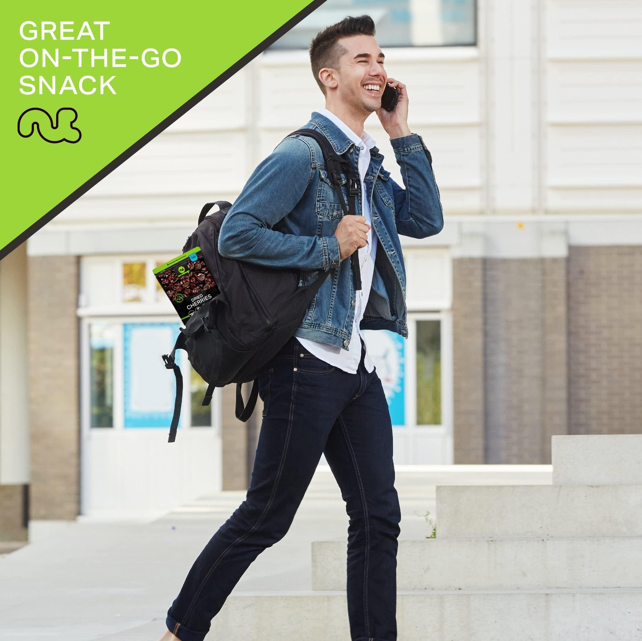 Nut Cravings NUT CRAVINGS Dry Fruits - Sun Dried Sour Tart Cherries, Lightly Sweetened (32oz - 2 LB) Packed Fresh in Resealable Bag - Sweet Snack, Healthy Food, Naturally Grown, Vegan, Kosher Certified