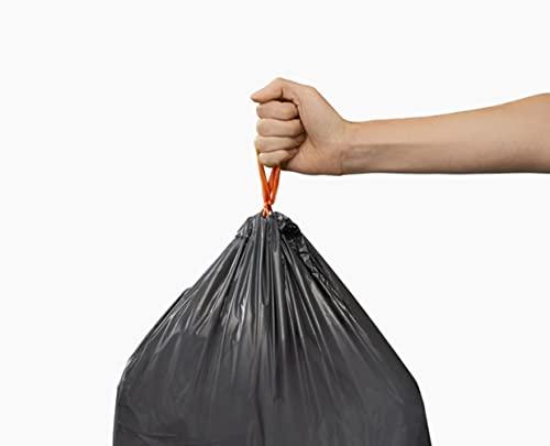 Joseph Joseph Joseph Joseph IW5 40L/10.6 Gallon Eco Liners Recycled Trash Bags 20 Count (1 Pack) - Grey